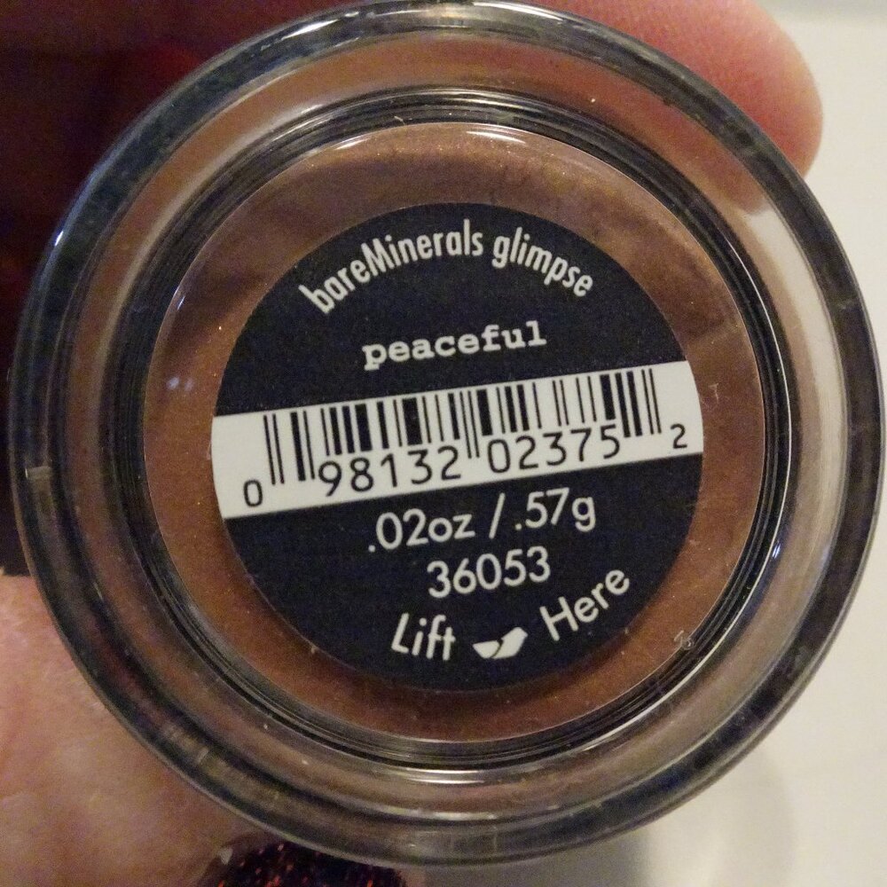 i.d. bareMinerals Glimpse Loose Powder PEACEFUL  .02 oz .57 g NEW